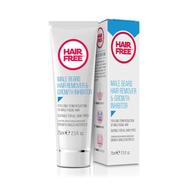 Hair Free - Male Beard Hair Remover & Growth Inhibitor 1 Hair Free - Male Beard Hair Remover & Growth Inhibitor